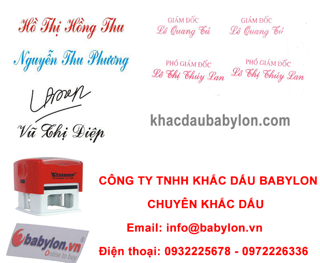 KHẮC DẤU QUẬN LONG BIÊN