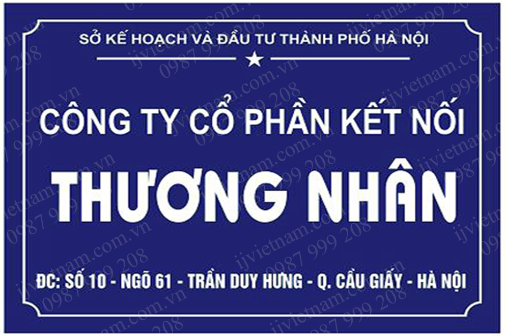 bang tên công ty quận cầu giấy