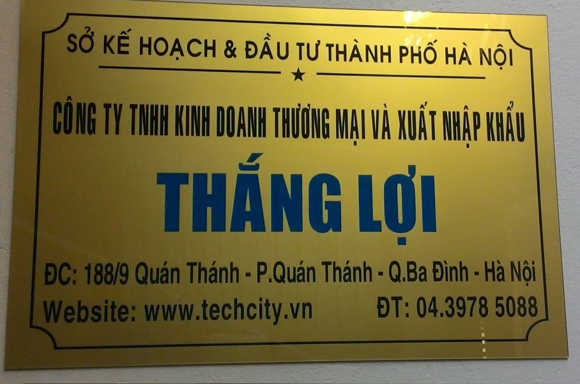 bảng tên công ty quận thanh xuân1