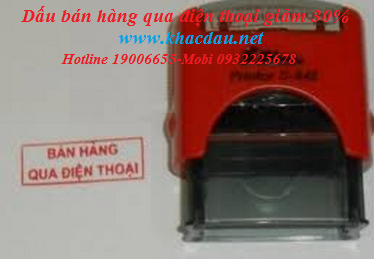 dấu bán hàng qua đt