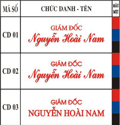 dấu tên