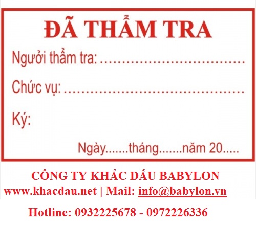 dấu đã thẩm tra giảm 30