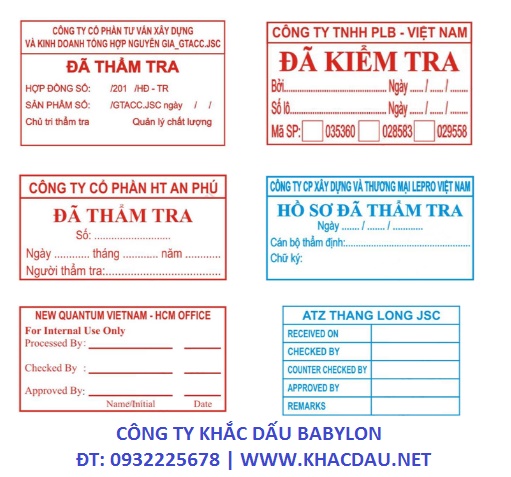 mẫu dấu công văn