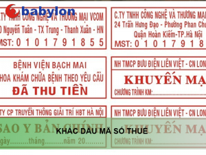 Khắc dấu mã số thuế lấy ngay