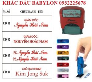 Khắc dấu Babylon